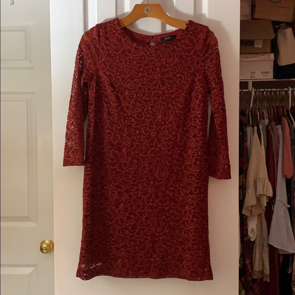 Red Lace Forever 21 Dress